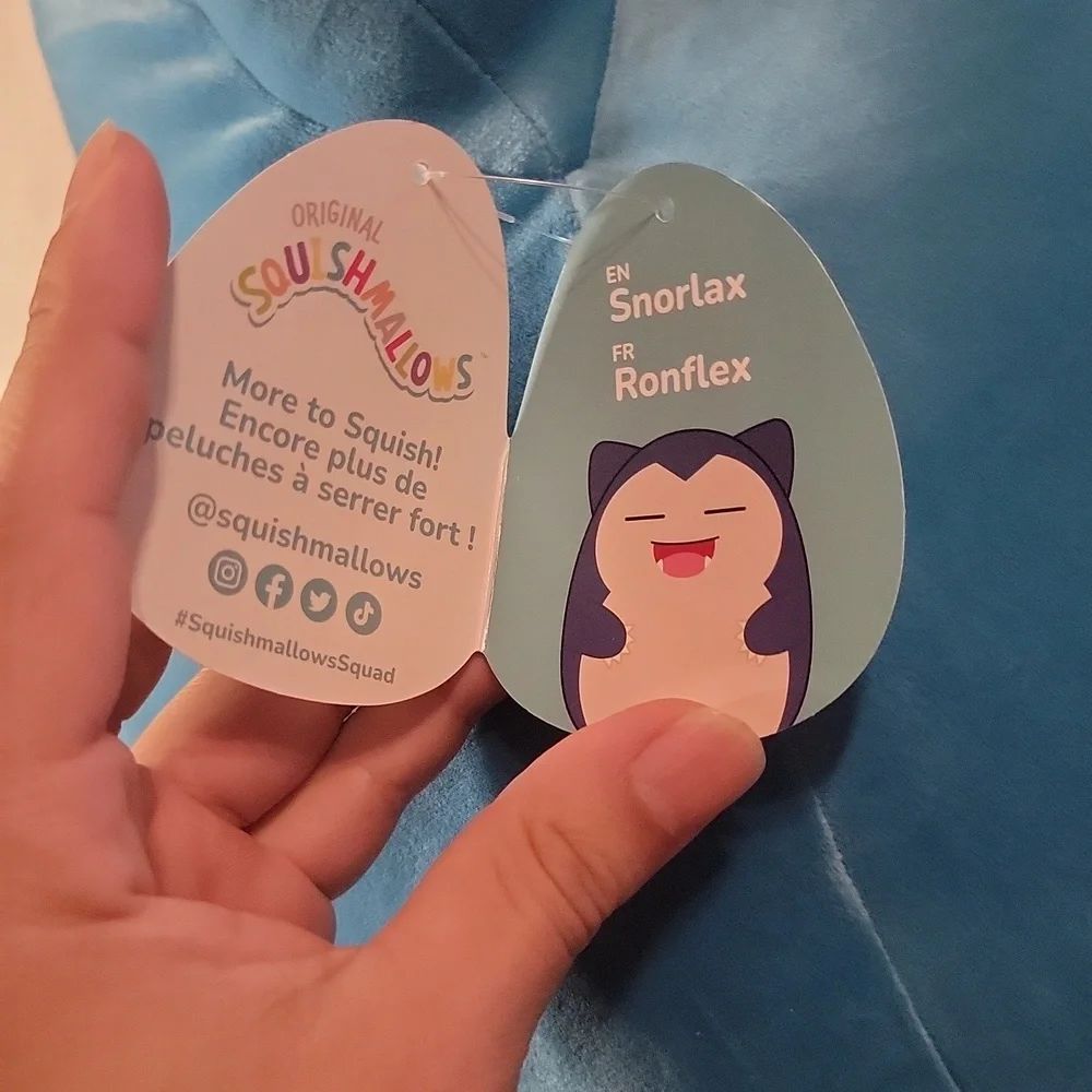 Snorlax 20" Pokemon Squishmallow NWT - Picture 7 of 8